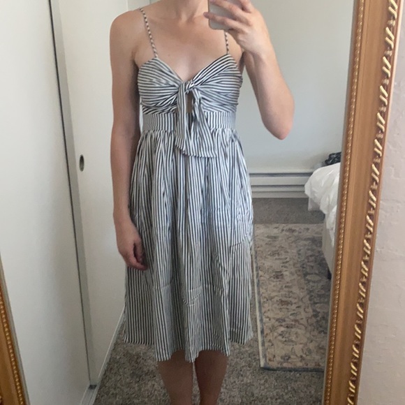 Zara Dresses & Skirts - Black and white striped Zara dress